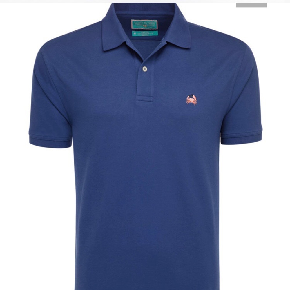South Florida Clothiers Pique Pima Cotton Polo Shirt Royal Blue Large